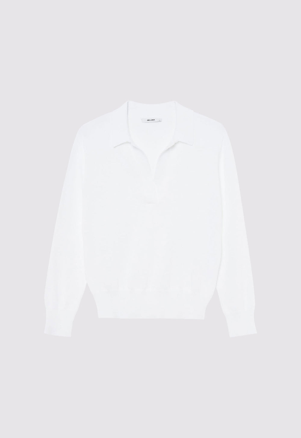 Jac+Jack Rugger Cotton Sweater - White